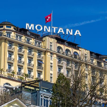 Art Deco Hotel Montana Luzern Exterior foto