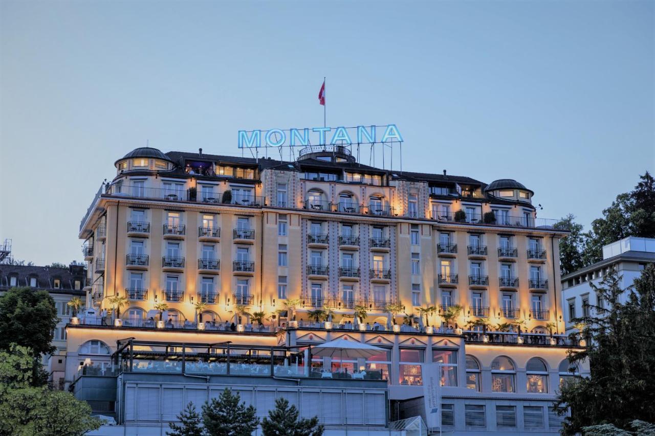 Art Deco Hotel Montana Luzern Exterior foto