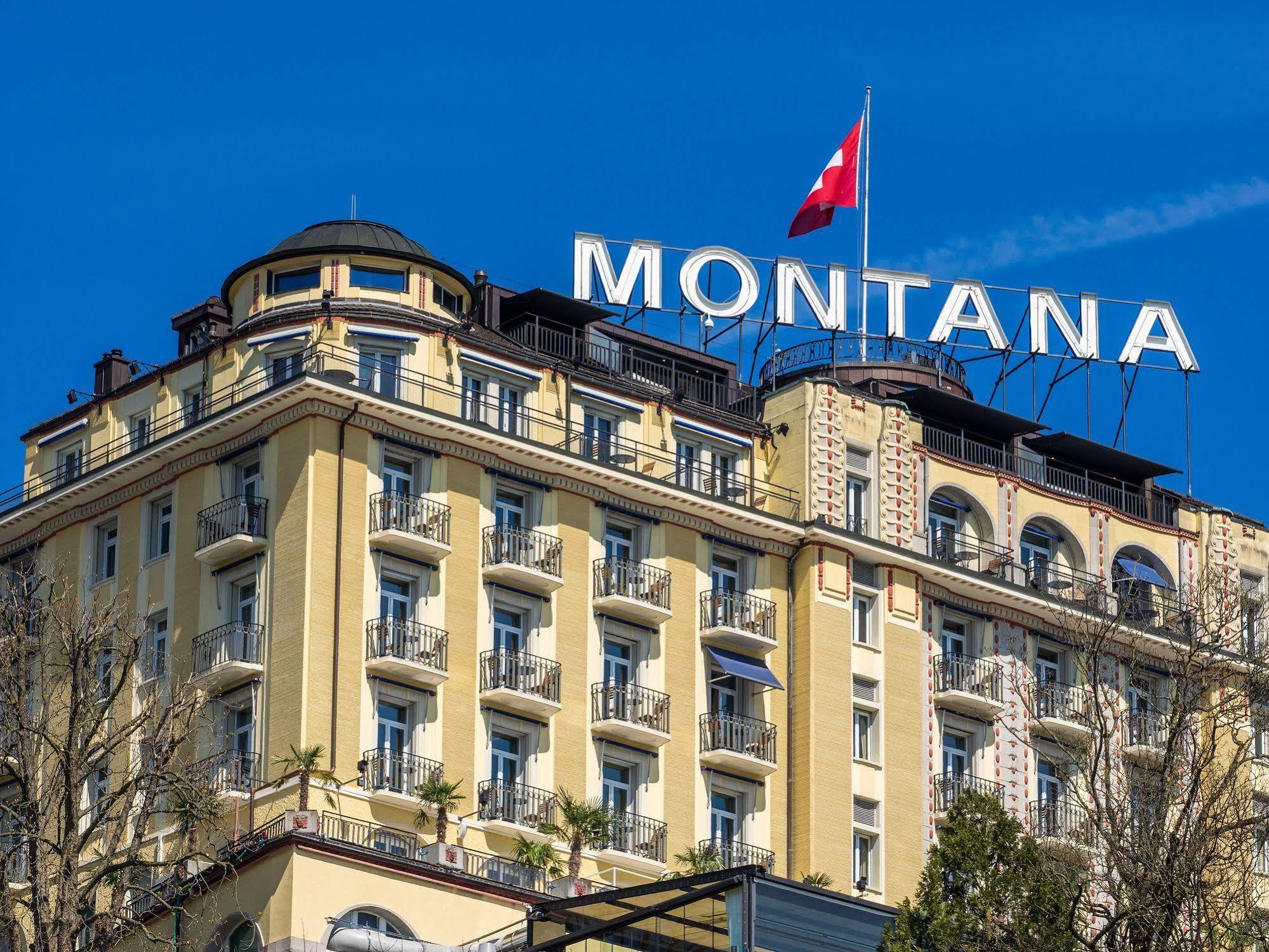 Art Deco Hotel Montana Luzern Exterior foto